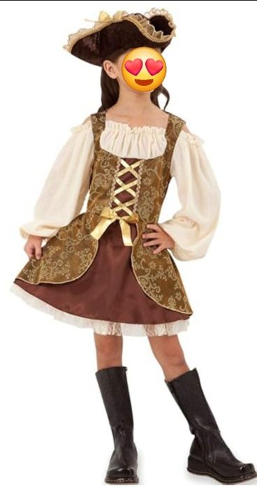 Stroj kostium piratki 128