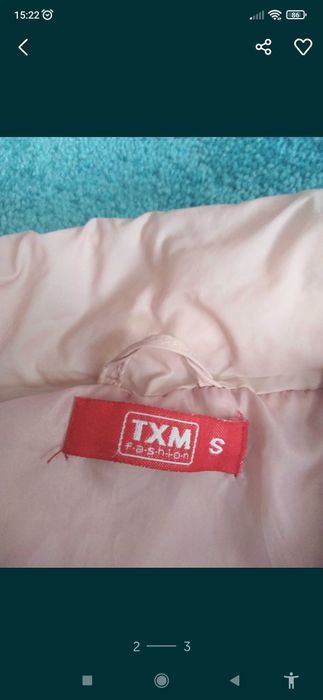 Letnia kurtka pudrowy róż