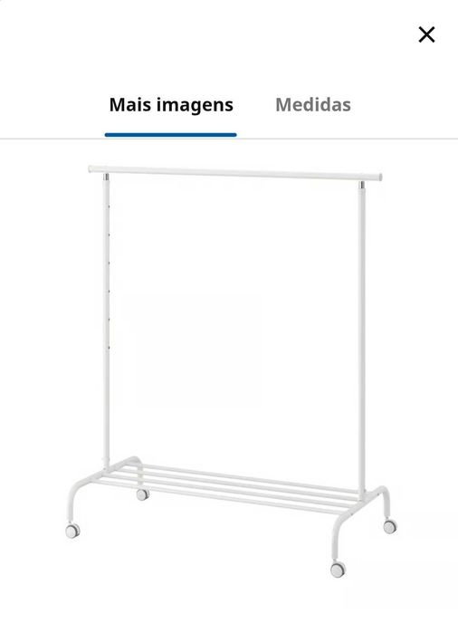 PRigga Suporte p/cabides,preto