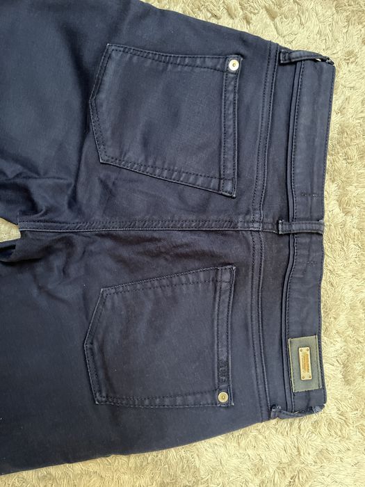 Granatowe spodnie damskie, super stan, rozmiar 34