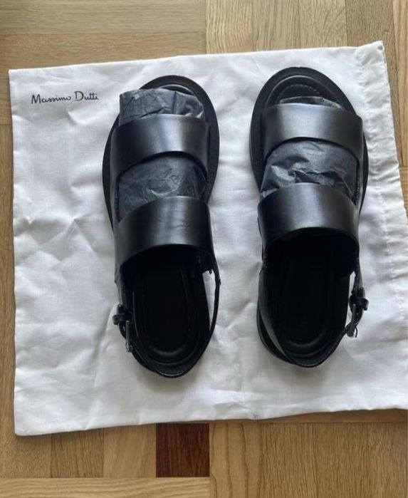 чоловічі сандалі massimo dutti шкіряні лімітована колекція