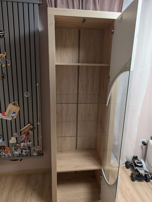 Szafka RTV witryna przeszklona salon Paris