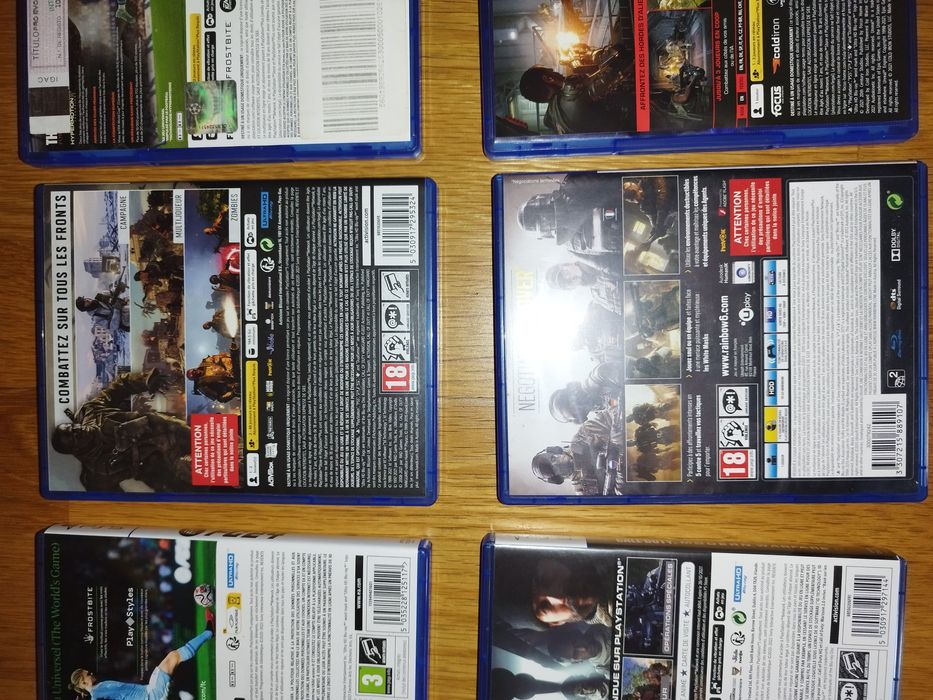 Lote jogos PlayStation 4 e 5