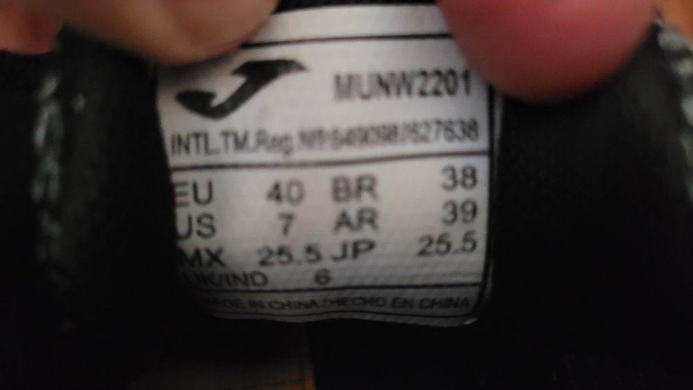 Sapatilhas futsal Joma Mundial n.40