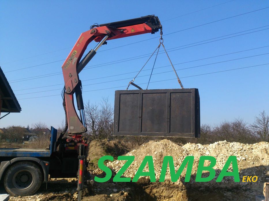zbiornik na gnojowicę SZAMBO betonowe szamba kanał kanały do garażu