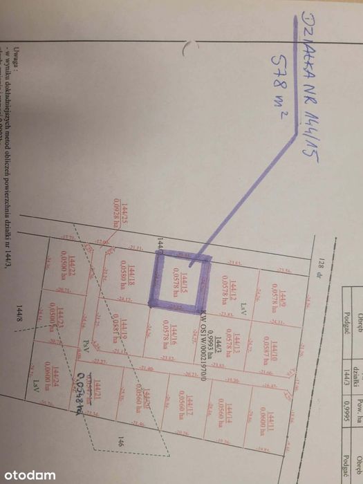 Działka rekreacyjna 578 m² z prądem - Widok 3