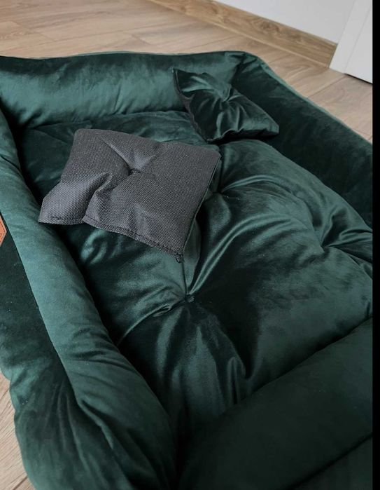 Legowisko welurowe dla psa NOWE 70x60 premium dogbed wodoodporne pies