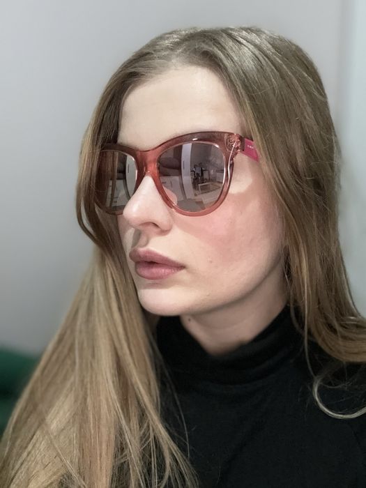 Różowe okulary przeciwsloneczne Marc Jacobs