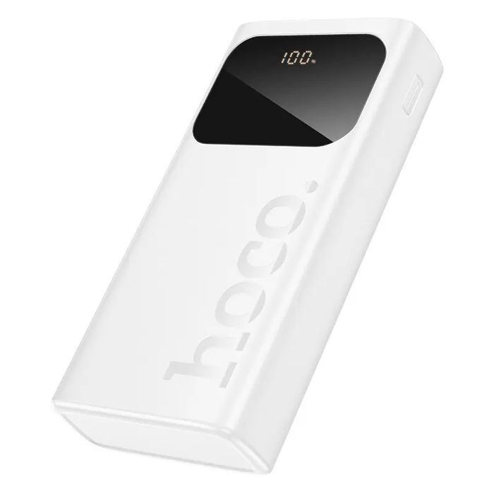 Павербанк повербанк 30000mAh HOCO J144A |2USB/1Type-C| Білий