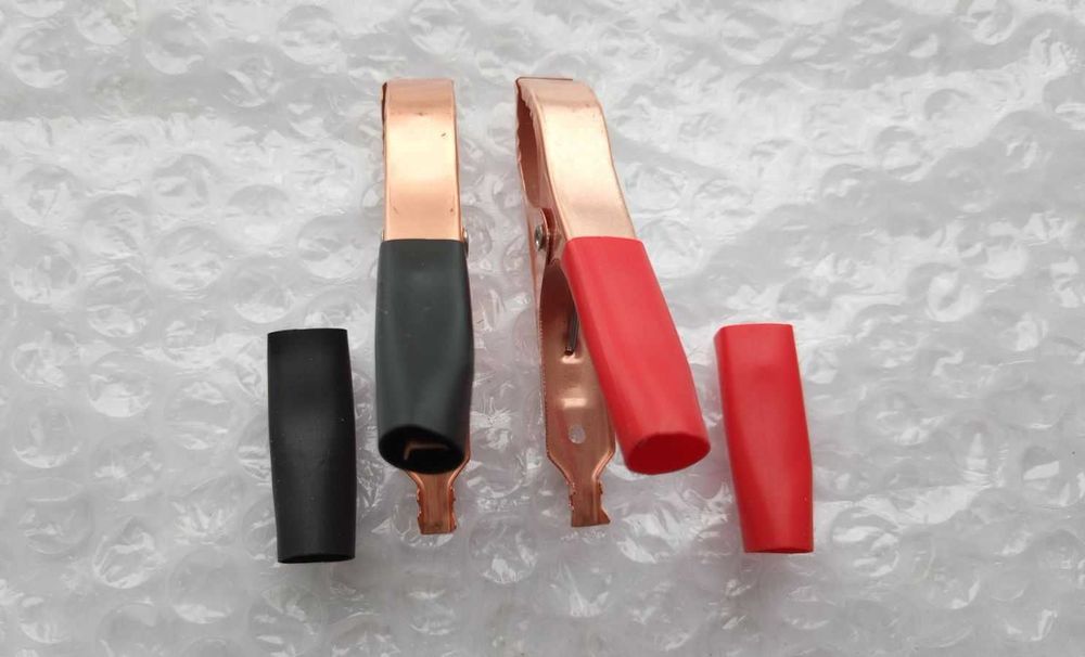 Комплект крокодилов клемм для свинцового аккумулятора на ток до 50 А