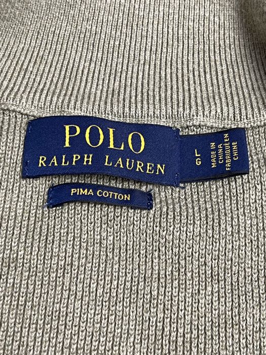 Чоловічий светр polo ralph lauren 1/3 zip old money
