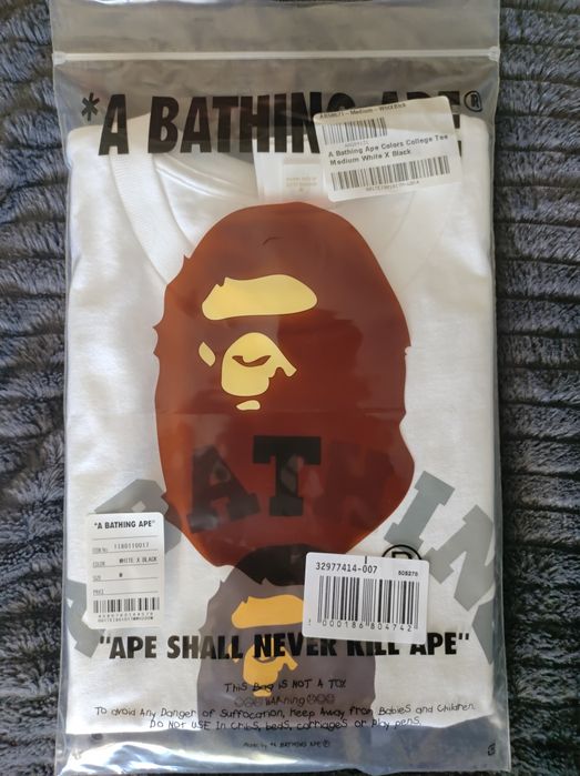 BAPE "Colors College" Tee - Nova e Original