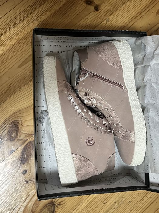 Кеди Bugatti Women High-Top Rose Metallic