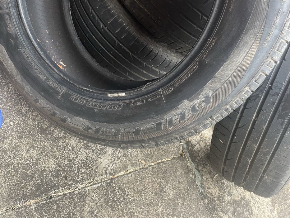 4 Pneus usados Bridgestone Dueler HP 235x65x17