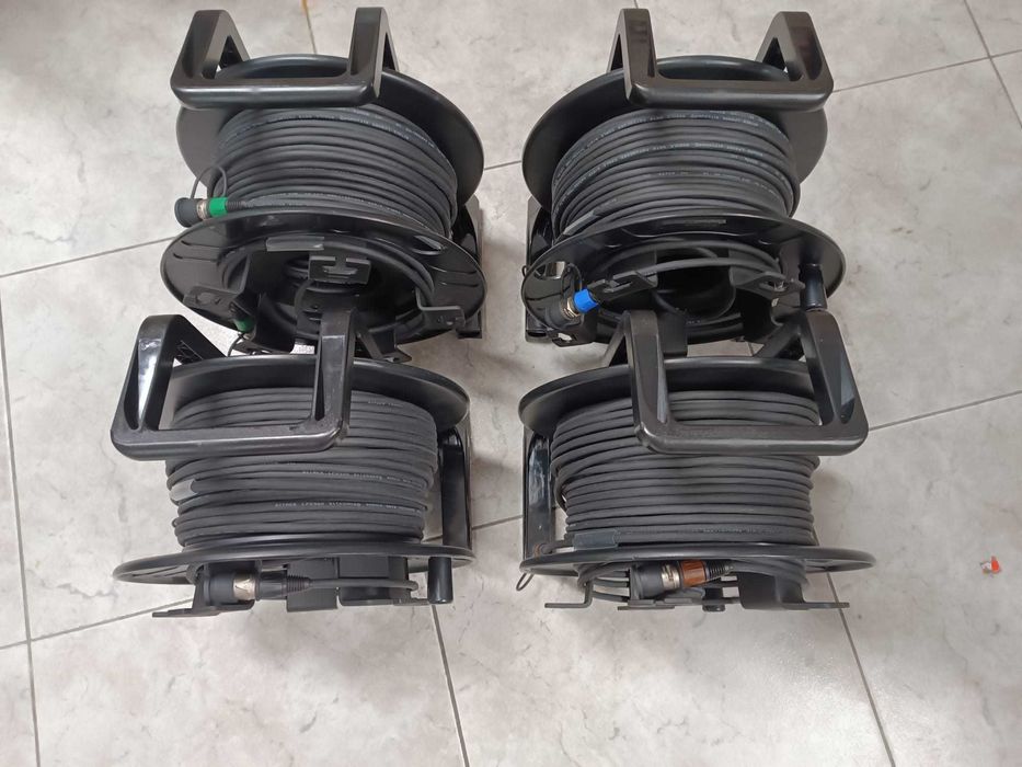 Skrętka mobilna BITNER Cat.5e Neutrik EtherCon RJ45 na bębnie 2x 50m