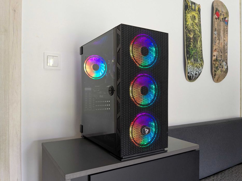 Nowy Komputer do gier Ryzen 7500X3D / 32GB DDR5 / RTX 5060 8GB / SSD 1TB NVMe 7000 Mb/s gwarancja 2 lata / komputer gamingowy RATY / czarny lub biały