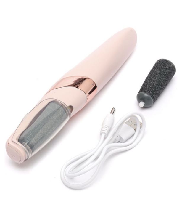 Пемза для ніг Апарат для педикюру flawless pedi дві насадки для пяток