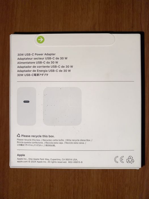 Carregador Apple 30W