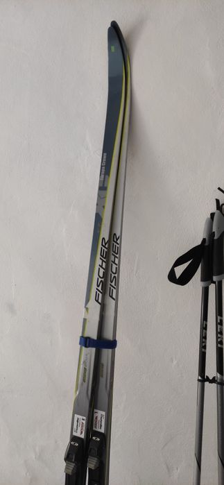 Nart biegowe Fischer +kijki Leki + buty biegowe Salomon 44
