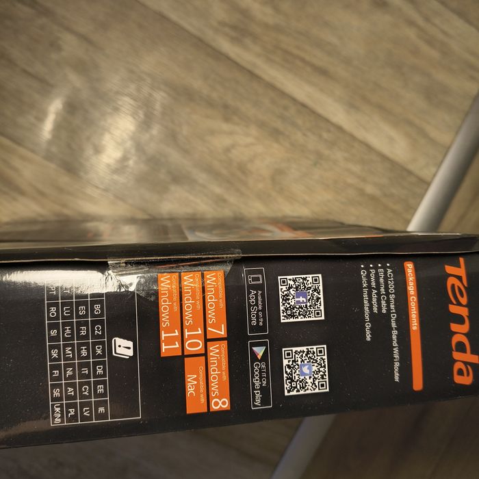 Новий роутер  tenda ac6 ac1200
