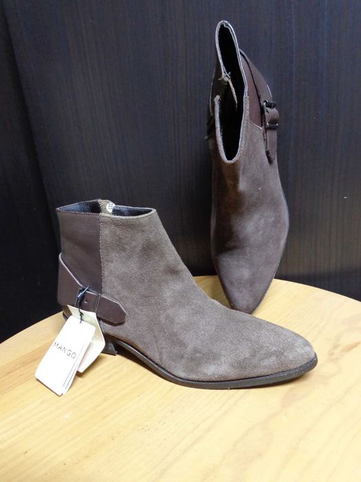 Botins Camurça Castanhos