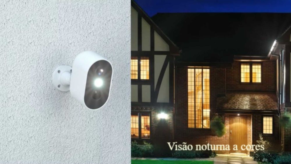 Câmara Vigilância/FullHD/WiFi/Exterior/Interior/Sem Fios/Bateria