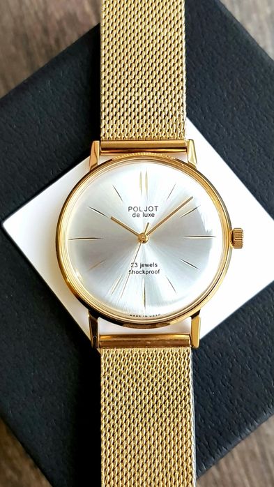Годинник Політ Poljot de luxe Shockproof  23 rubin jewels Cal. 2209 SU