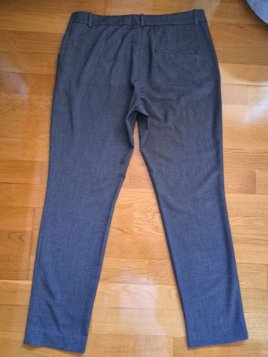 H&M szare melanż klasyczne spodnie damskie r. 42