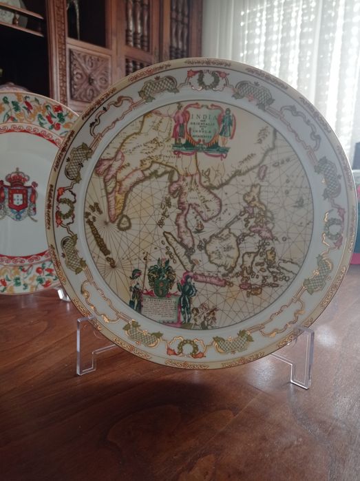 5 pratos decorativos inspiração Companhia das Índias