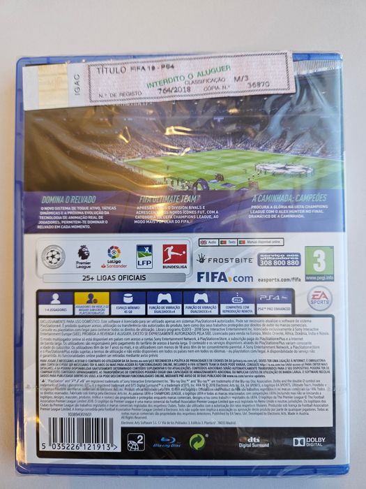 FIFA19 jogo para PS4