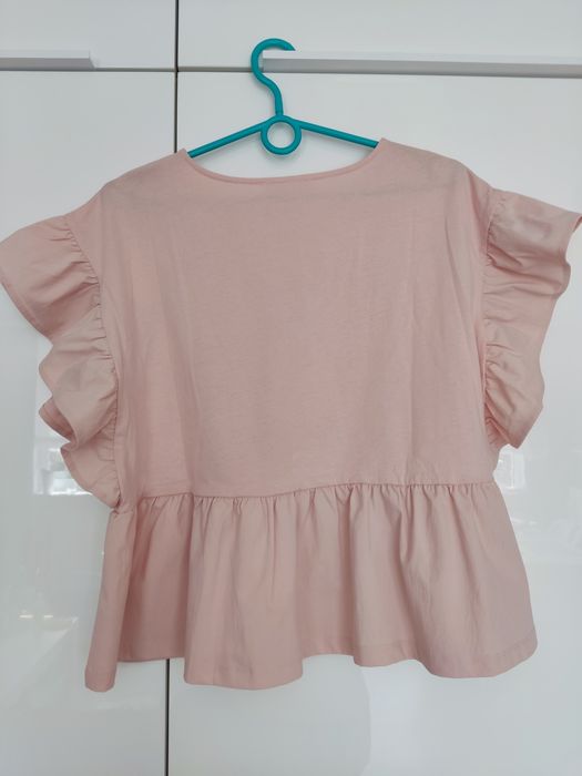 Bluzka damska pudrowy róż