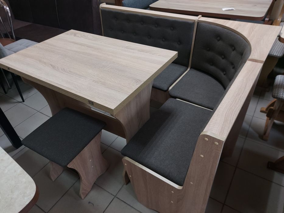 комплект Кухоний Куточок Стіл розкладний Табурети НОВИЙ