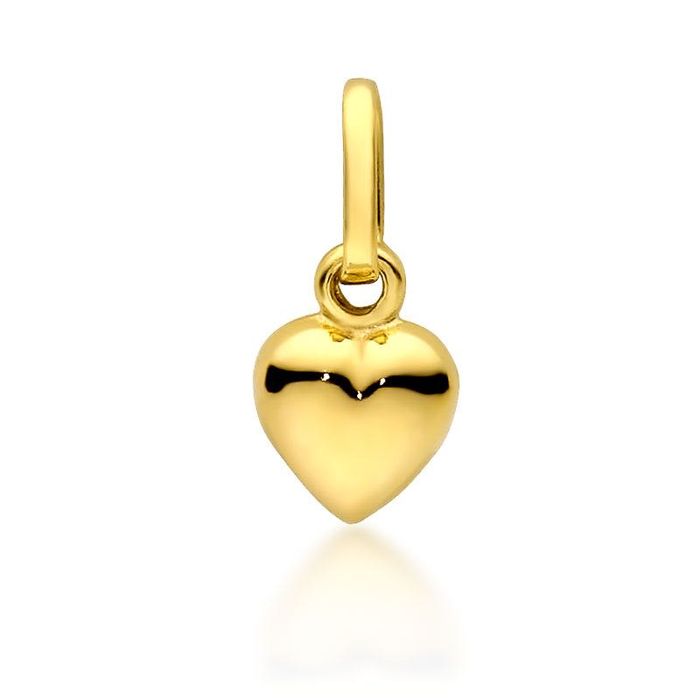 WYPRZEDAŻ Złota Zawieszka 333 dmuchane Serduszko Serce