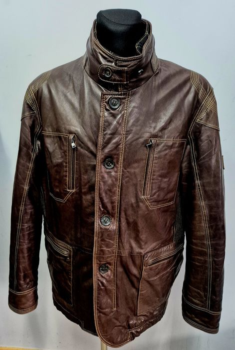 ROY ROBSON roz. L/XL męska kurtka skora naturalna jagnięca  super stan