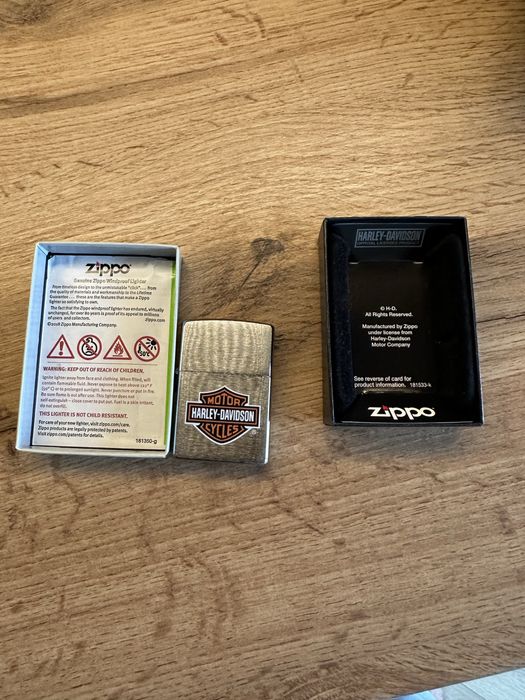 Zapalniczka Zippo Brushed Chrome Harley Davidson