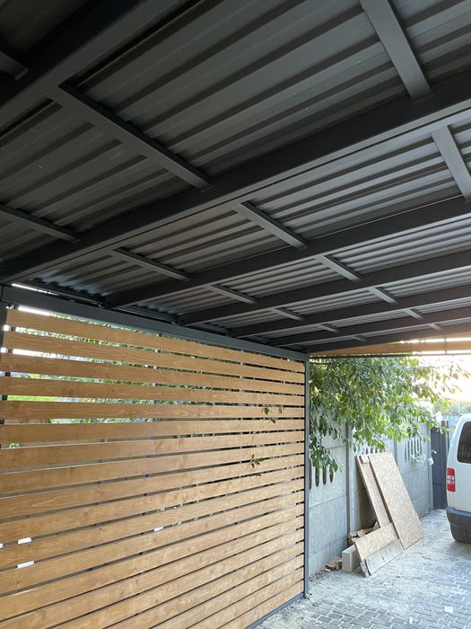 Навіс для авто під ключ