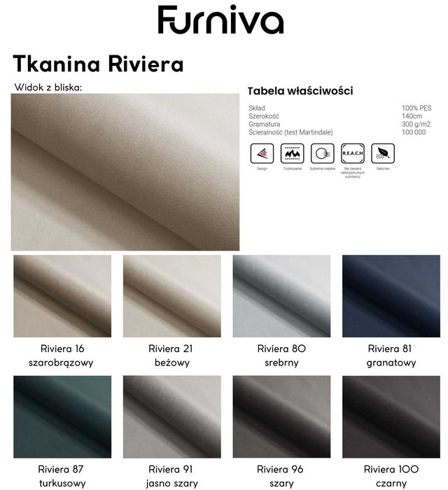 Łóżko kontynentalne Chester 120x200 / 140x200 / 160x200 / 180x200 cm