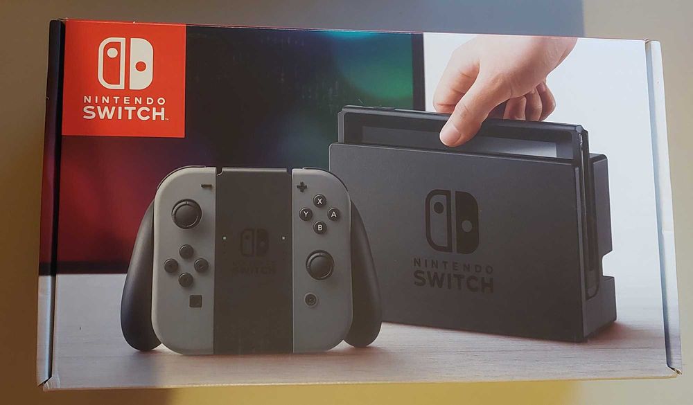 *COMO NOVA* Nintendo Switch Cinza + ProController + MicroSD 128GB