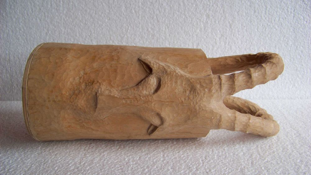 Baphomet, kozioł drewniany puchar