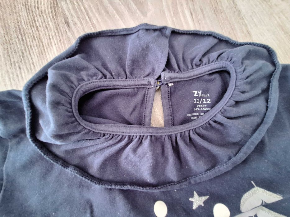 4 camisolas finas manga comprida menina 10/11 anos