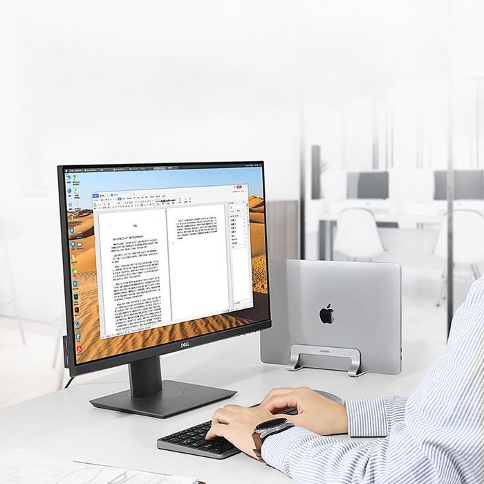 Pionowy stojak uchwyt podstawka na macbooka laptopa tablet aluminium