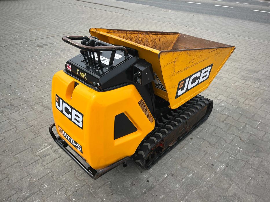 Taczki spalinowe gąsienicowe, wozidło budowlane JCB HTD-5, 2020 rok