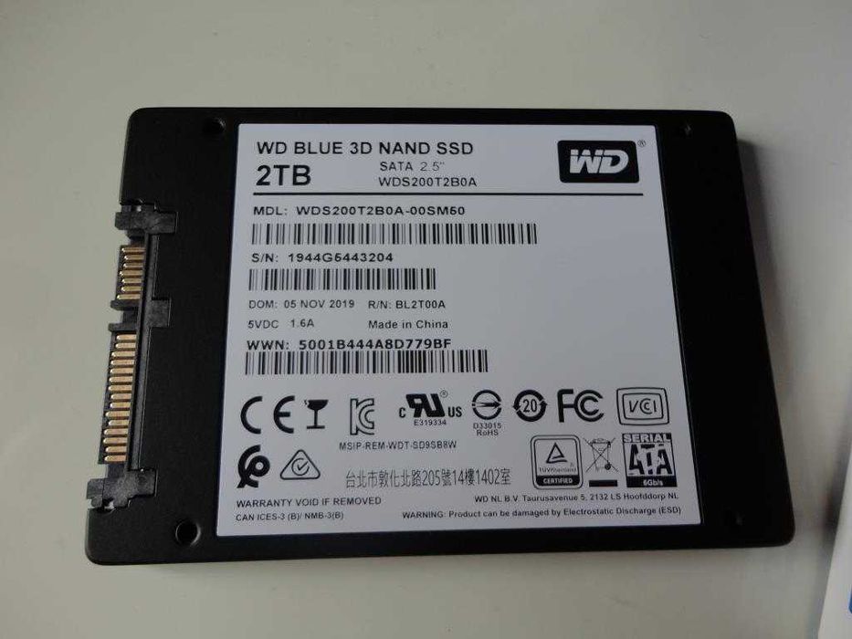 Disco SSD Sata 2.5” WD Blue 2TB