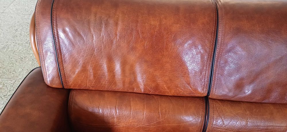 sofás pele de búfalo natural.