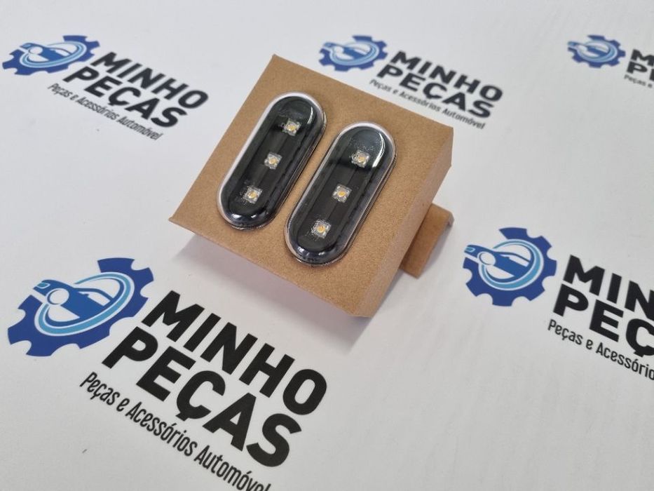 Piscas Laterais Led Fundo Preto Vw Golf 3/4