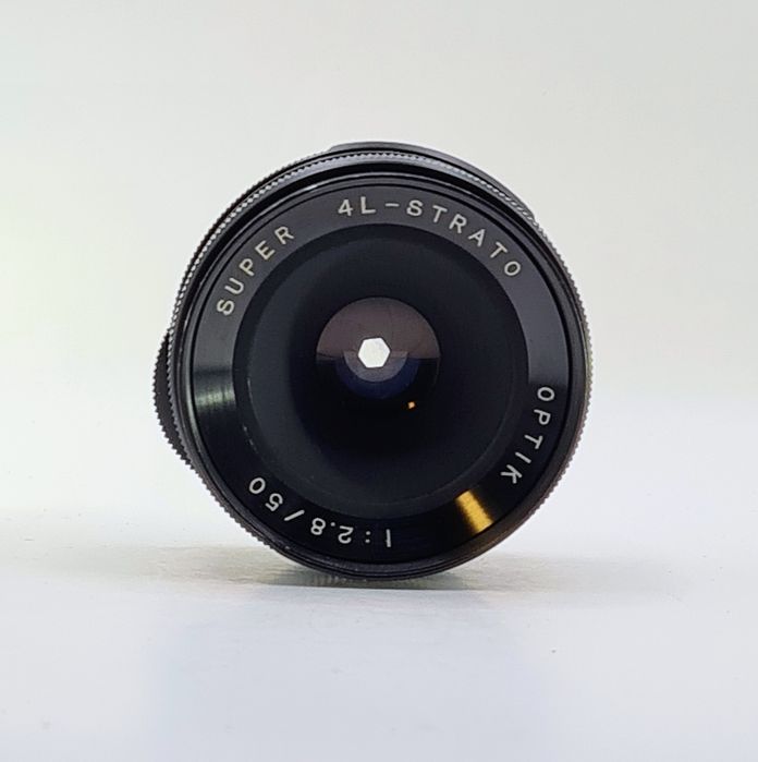 RzadkI Super 4L-Strato 50mm f/2.8 – Vintage Look + futerał