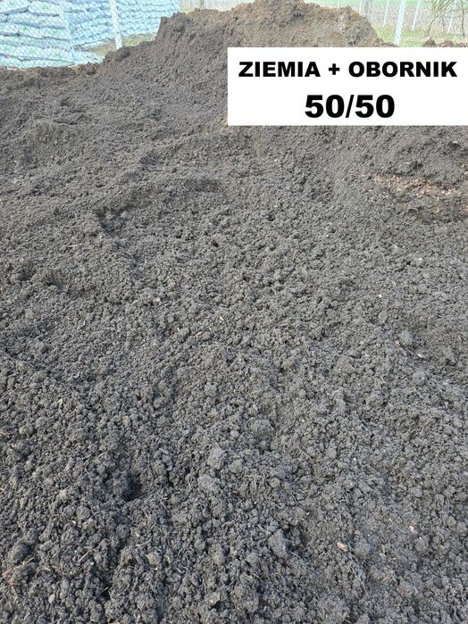 Ziemia Ogrodowa Opole Podłoże Torf Obornik Bydlęcy Worek 50L DOSTAWA GRATIS