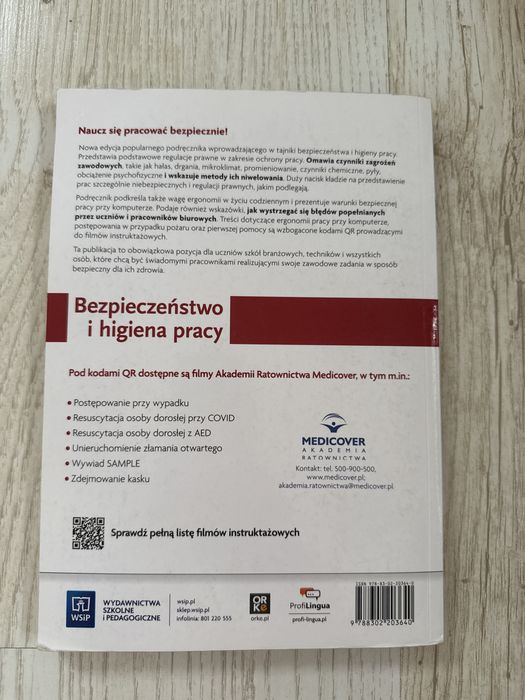 Podręcznik do BHP technikum