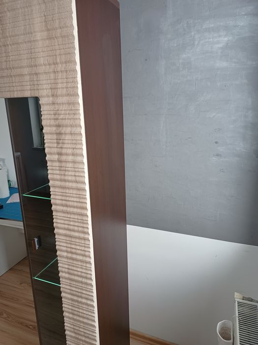 Witryna szklana, podświetlana