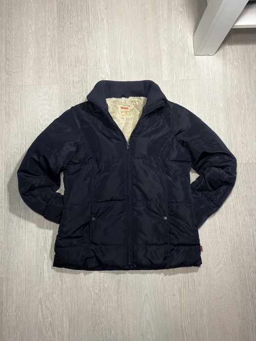 Damska Kurtka Levi’s Ocieplana Ciepła Zimowa Modna Drip Vintage S / M